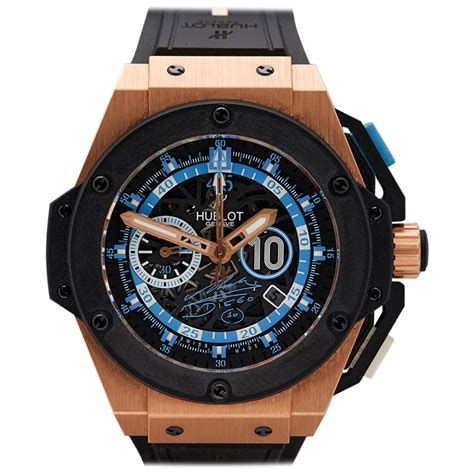 hublot maradona rose gold price|Hublot King Power Maradona Automatic Black Openwork Dial .